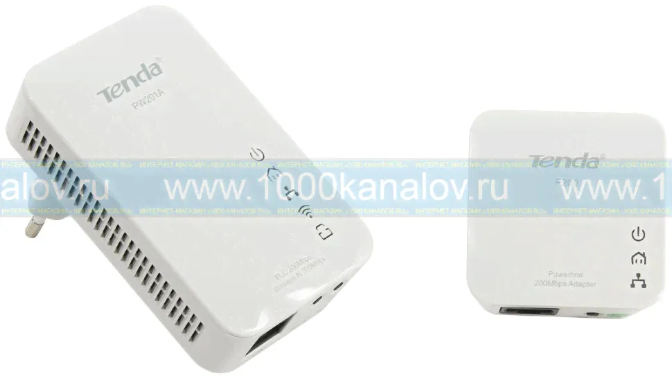 Комплект адаптеров TENDA PW201A+P200 Powerline KIT