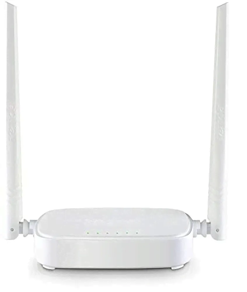 Антенны и усилители Tenda N301 WLAN Router für Anschluss an Kabel-/DSL- oder Glasfaser-Modem (300Mbit/s über WLAN, 3x LAN-Ports, WPS, für 4K/HD Videostreaming & Online Games,) Weiß