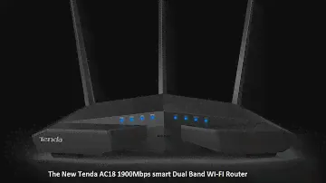 Speedtest on Tenda AC18 1900 Mbps Smart Dual Band Wifi Router