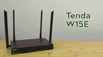 Распаковка Tenda W15E